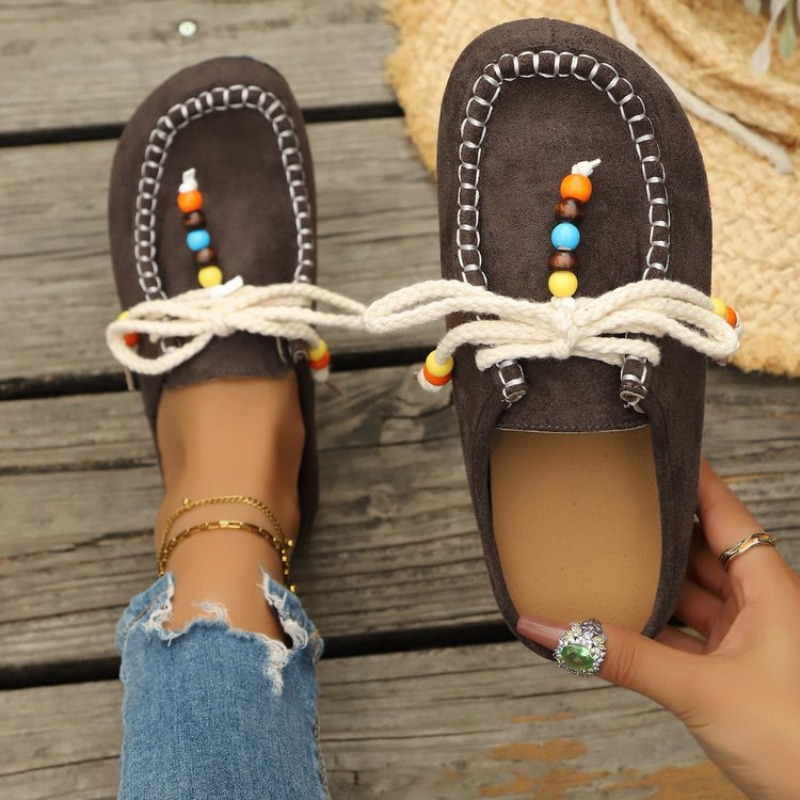 New Ethnic Fashion - Mocassini Slip-On da Donna 2026, Nuovi,