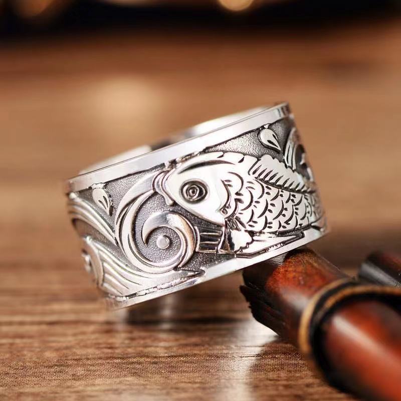 Ethnic Wear Men'S Fashion - 2021 nuovo Design originale Koi Fish