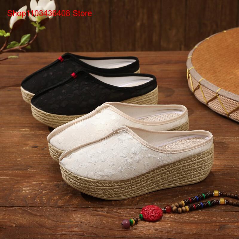 New Ethnic Fashion - Nuove pantofole di tendenza, leggere, con