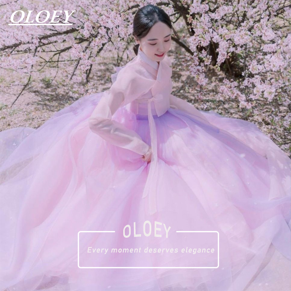 Hanbok Modern Set - OLOEY Hanbok Vintage 2 Pezzi, Abito