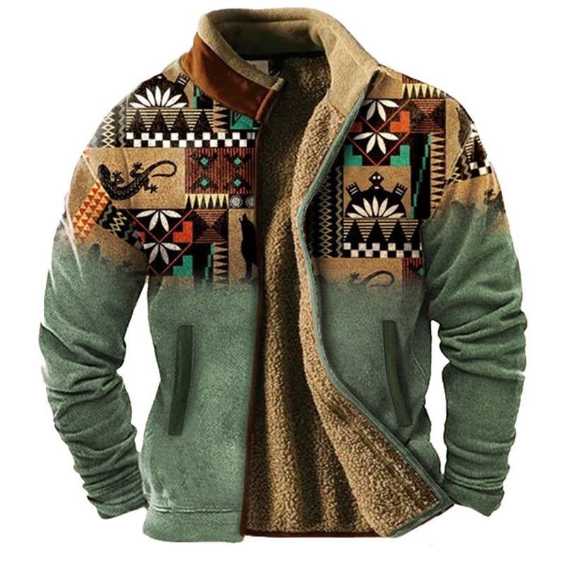 Ethnic Wear Men'S Fashion - Giacca invernale da uomo a maniche