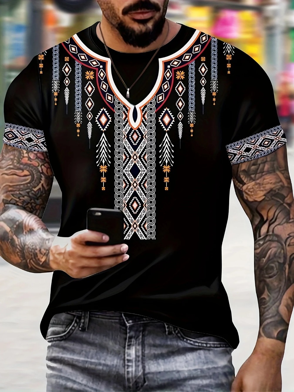T-shirt da uomo sportiva trasp - Y2K Ethnic Fashion recensione e prezzo