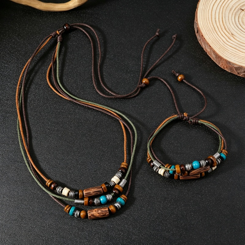 Set di Gioielli Vintage a 2 St - Ethnic Wear Men'S Fashion recensione e prezzo
